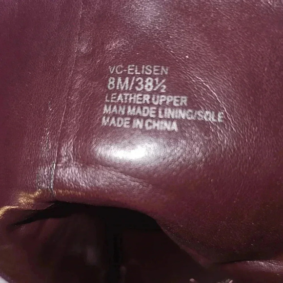 Vince Camuto Elisen Leather Midcalf Boots Sz 8M‎ - Picture 10 of 13